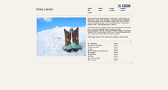 Desktop Screenshot of kristylarson.com